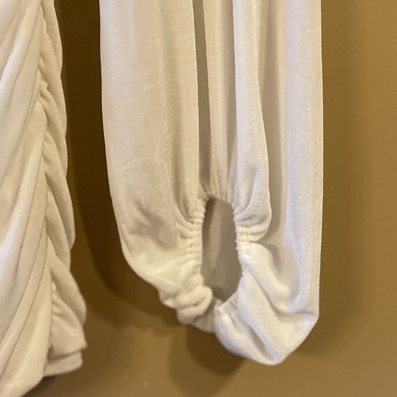 Lucy in the Sky Rushed Cowl Neck Dress - Picture 8 of 10